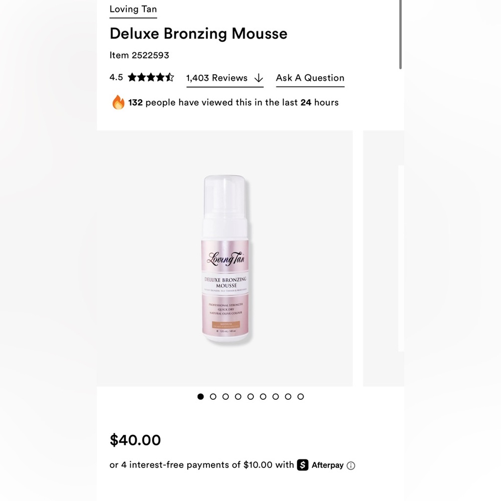 Deluxe Bronzing Mousse - Medium Brown